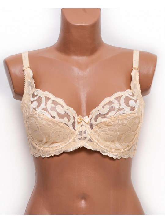Бюстгальтер мереживний Anfen 609-6 бежевий 609-6-4