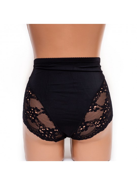 Трусики женские микрофибра Nadizi 8008 черные k3334-1