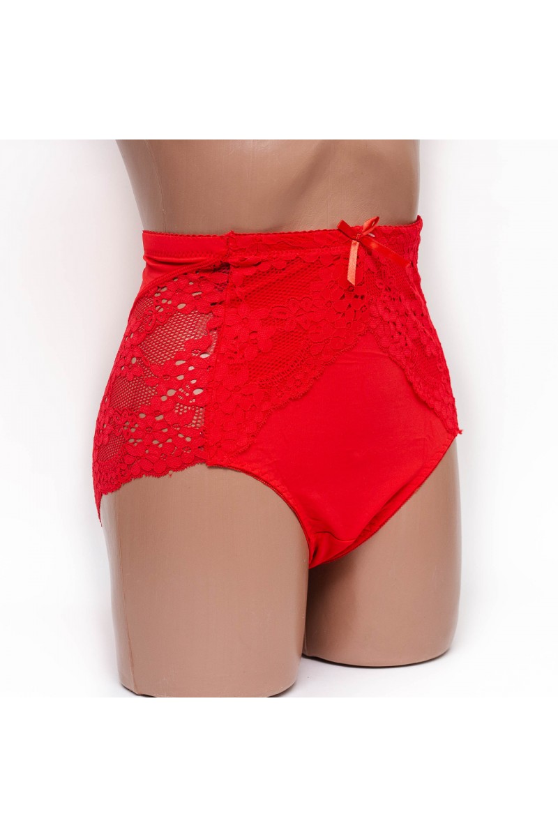 Трусики женские микрофибра Nadizi 8008 красные k3334-5