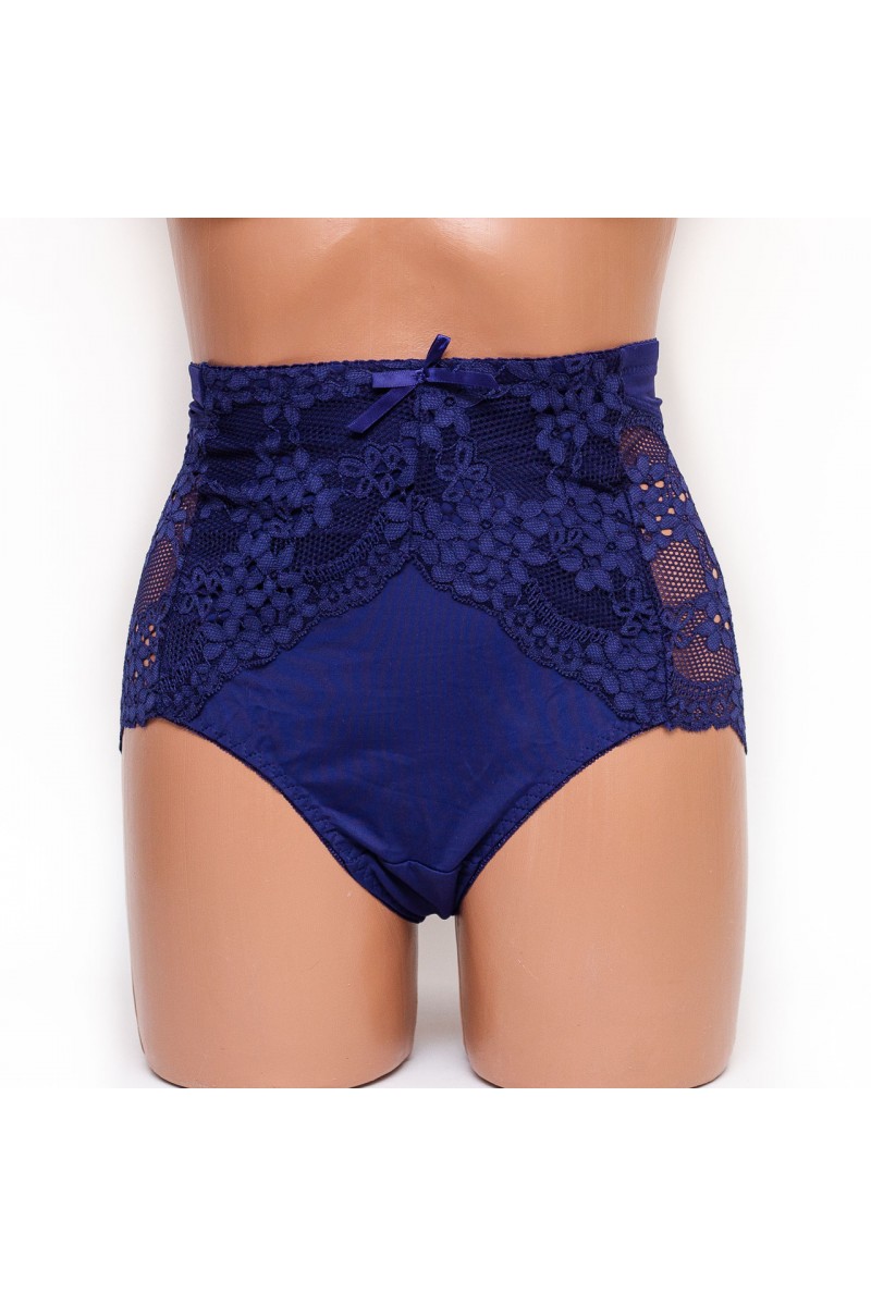 Трусики женские микрофибра Nadizi 8008 синие k3334-6