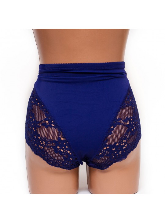 Трусики женские микрофибра Nadizi 8008 синие k3334-6