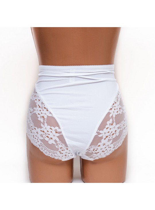 Трусики женские микрофибра Nadizi 8008 белые k3334-8