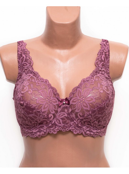 Бюстгальтер кружевной Anfen 5-655 капучино 5-655-3