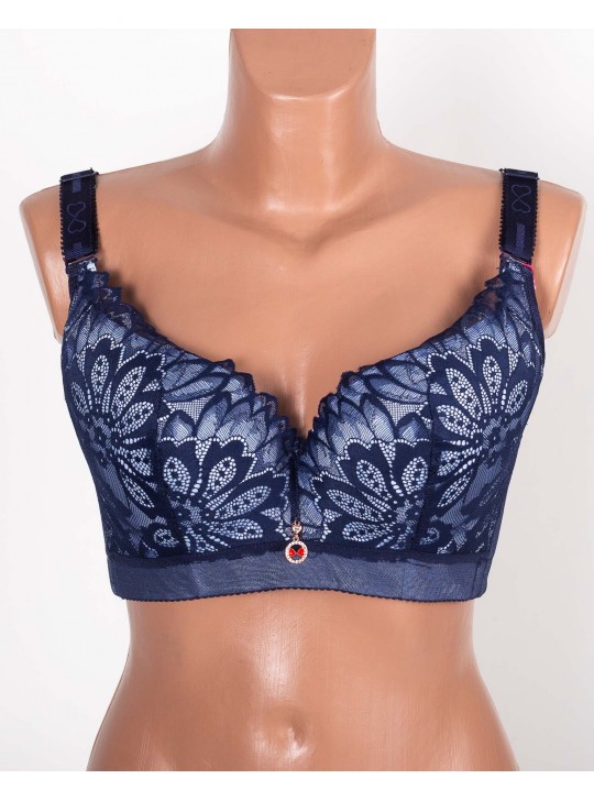 Бюстгальтер формова чашка з широкою спинкою Люся 8199 синій 5334-3