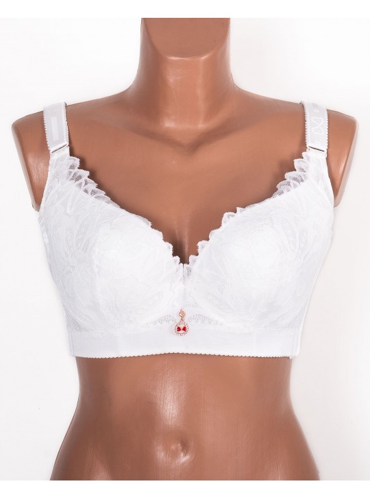  Бюстгальтер формова чашка з широкою спинкою Люся 8199 білий 5334-2