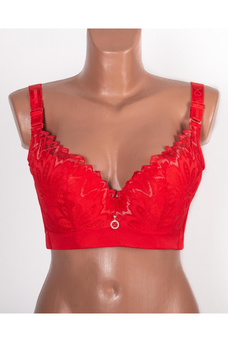  Бюстгальтер формова чашка з широкою спинкою Люся 8199 червоний 5334-1