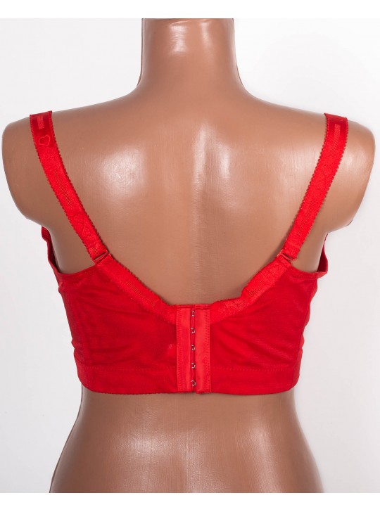  Бюстгальтер формова чашка з широкою спинкою Люся 8199 червоний 5334-1