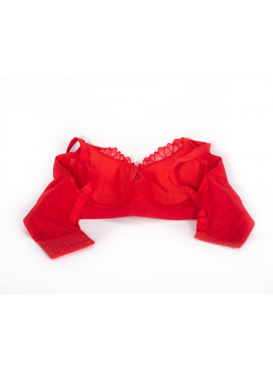  Бюстгальтер формова чашка з широкою спинкою Люся 8199 червоний 5334-1