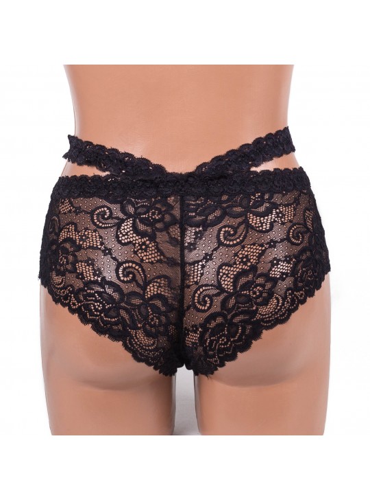 Трусики кружевні JMX чорні 4091-1