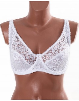 Бюстгальтер мереживний м'яка чашка Beishifen 2115-2 білий 5526-2
