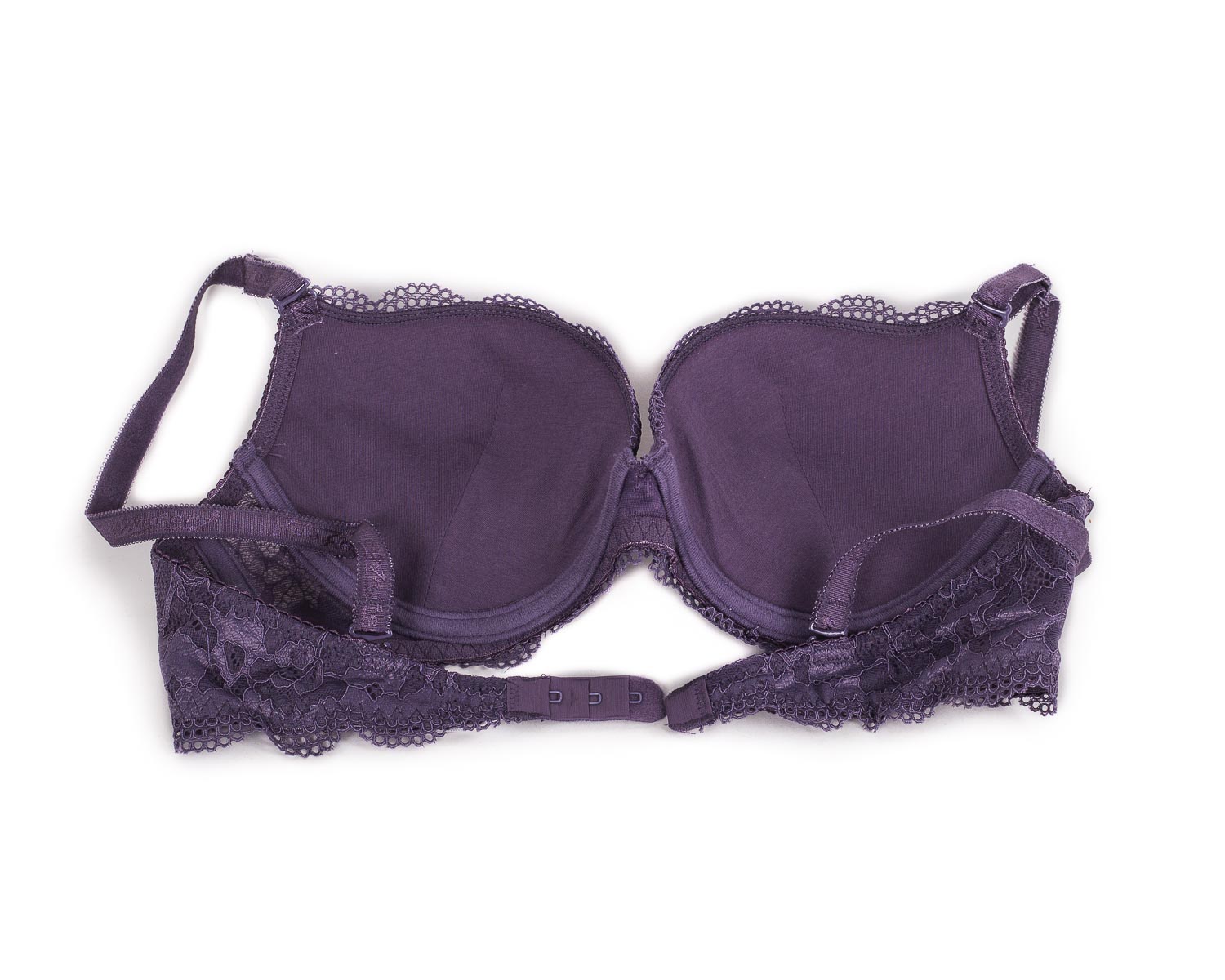 Бюстгальтер пуш ап з мереживною спинкою Anfen 2-013 мокко 2-013-2