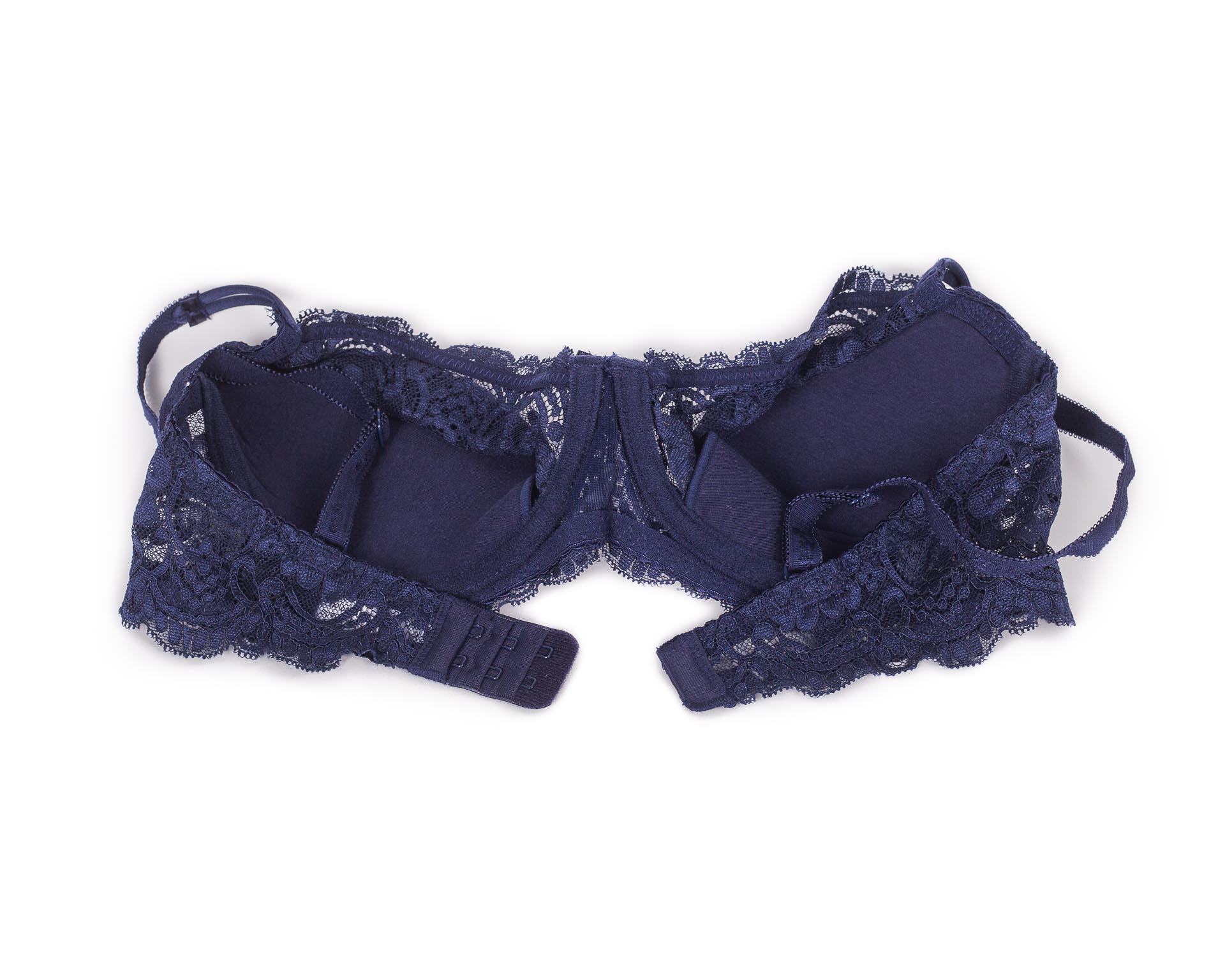 Бюстгальтер з мереживною спинкою Anfen 3-992 синій 3-992-3
