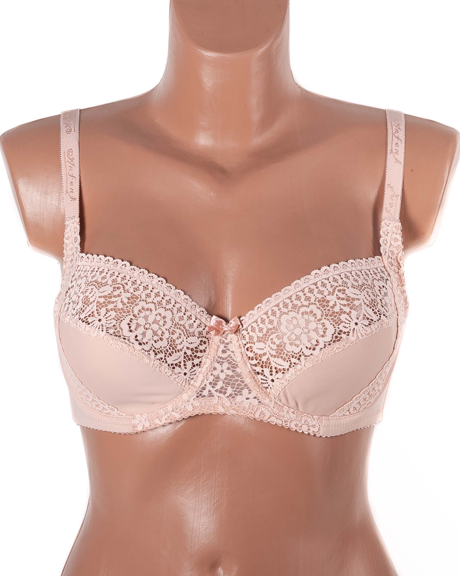 Бюстгальтер мереживний з м'якою чашкою Anfen 31-022 капучино 31-022-3