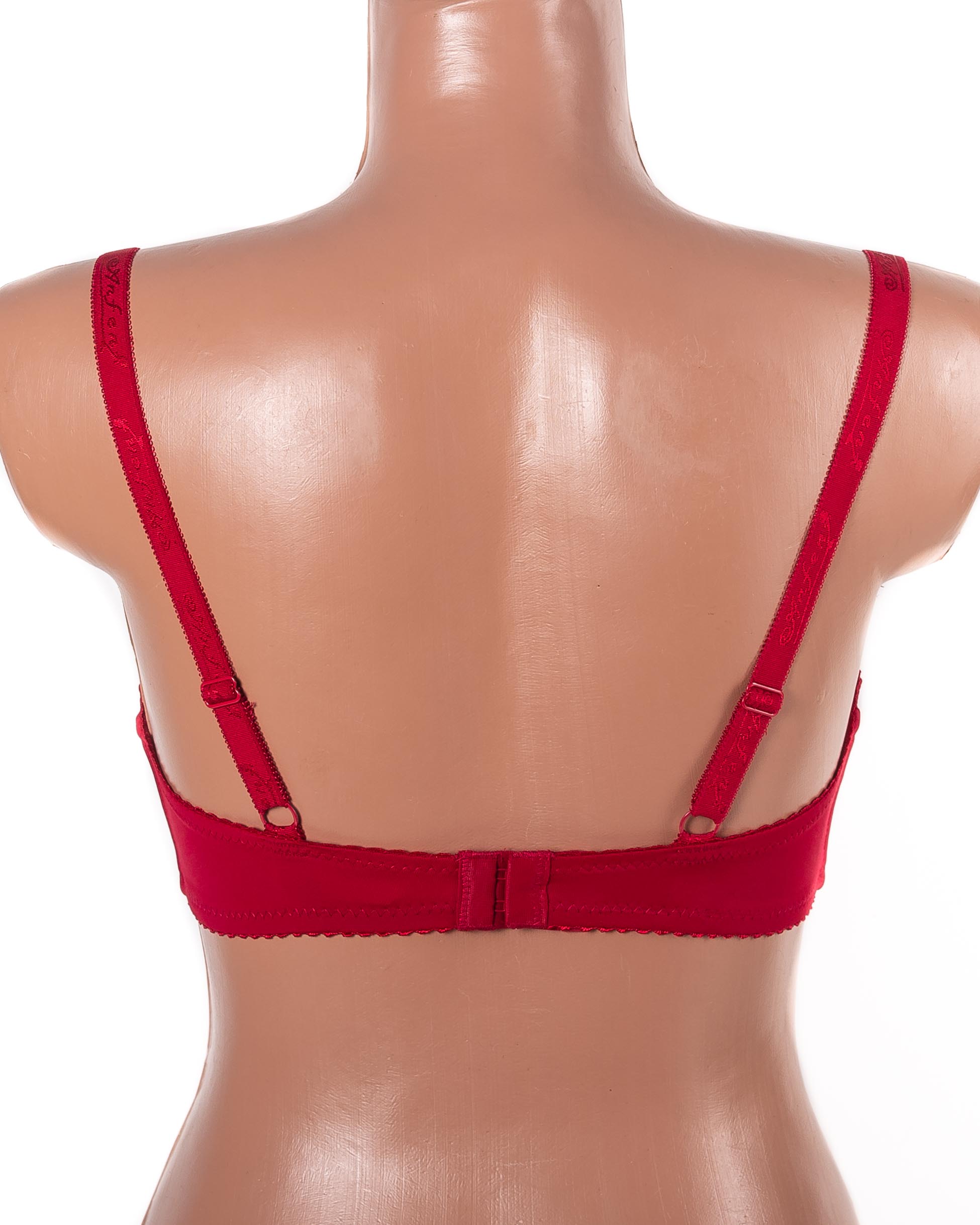 Бюстгальтер мереживний з м'якою чашкою Anfen 31-022 бордовий 31-022-8