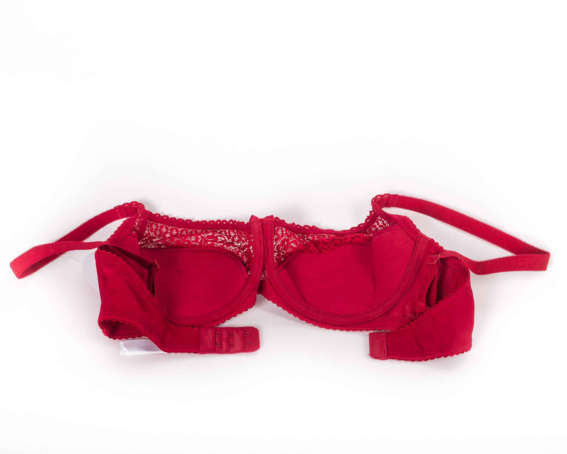 Бюстгальтер мереживний з м'якою чашкою Anfen 31-022 бордовий 31-022-8