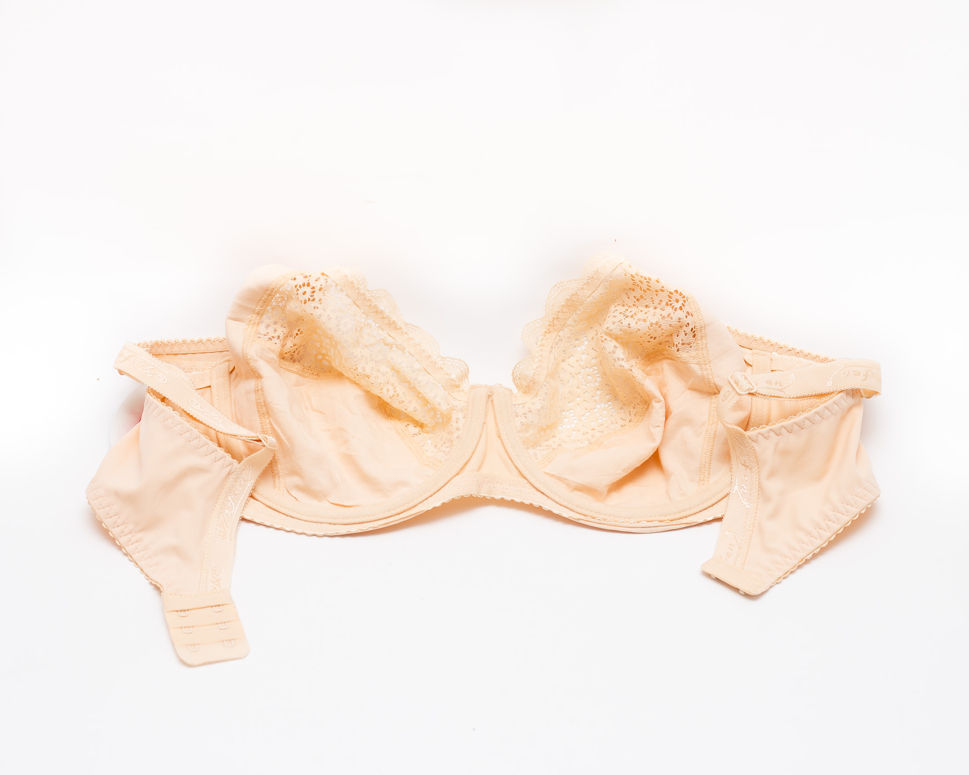 Бюстгальтер кружевной с мягкой чашкой Anfen 31-065 бежевый 31-065-5