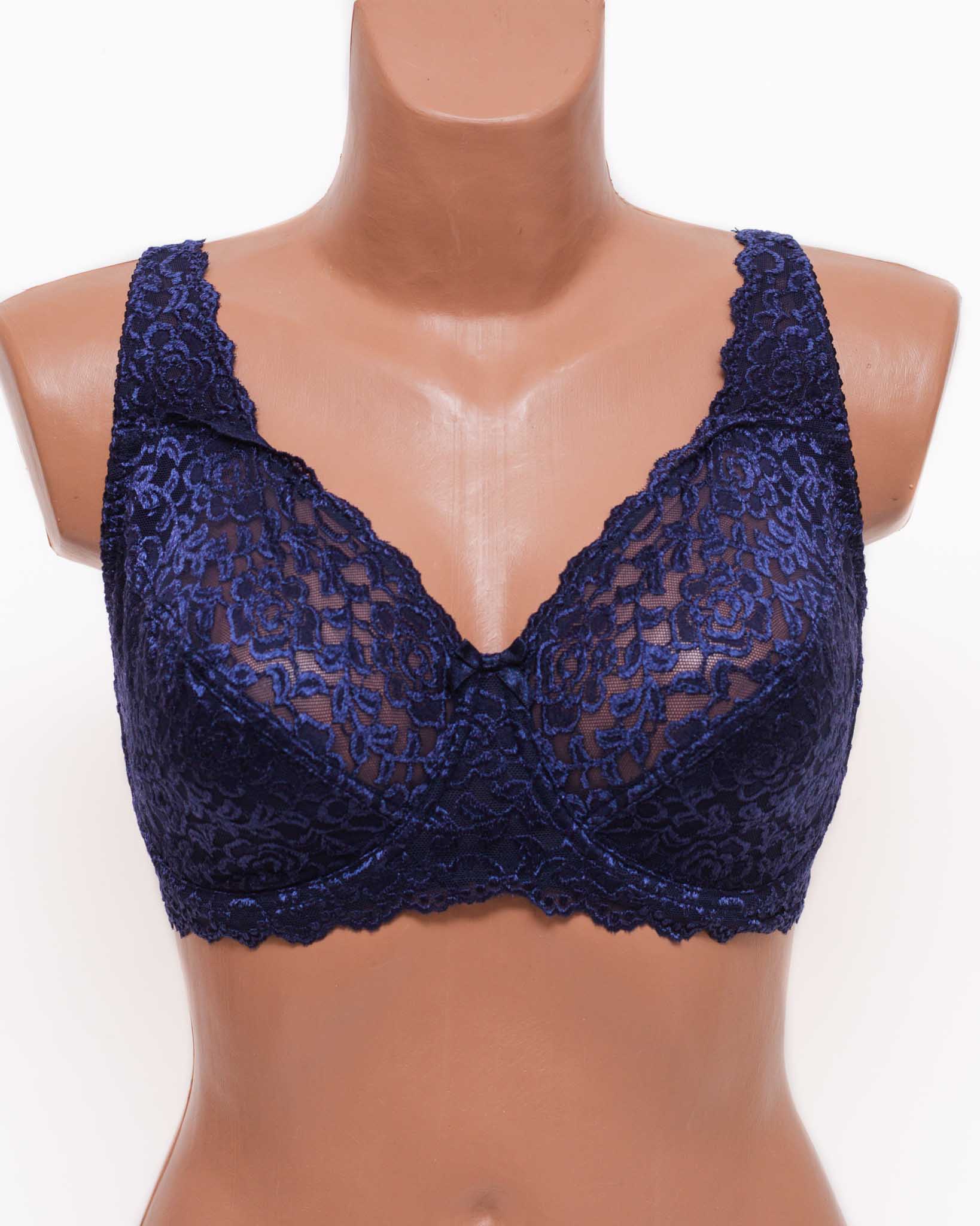 Бюстгальтер з м'якою чашкою Anfen 408-55 синій 408-55-8