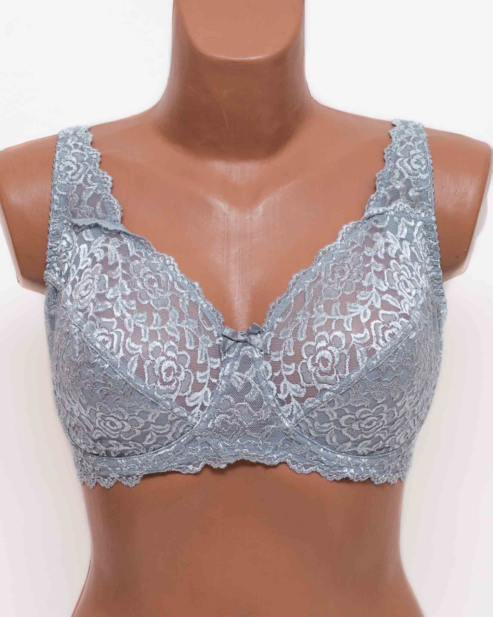 Бюстгальтер з м'якою чашкою Anfen 408-55 сірий 408-55-14