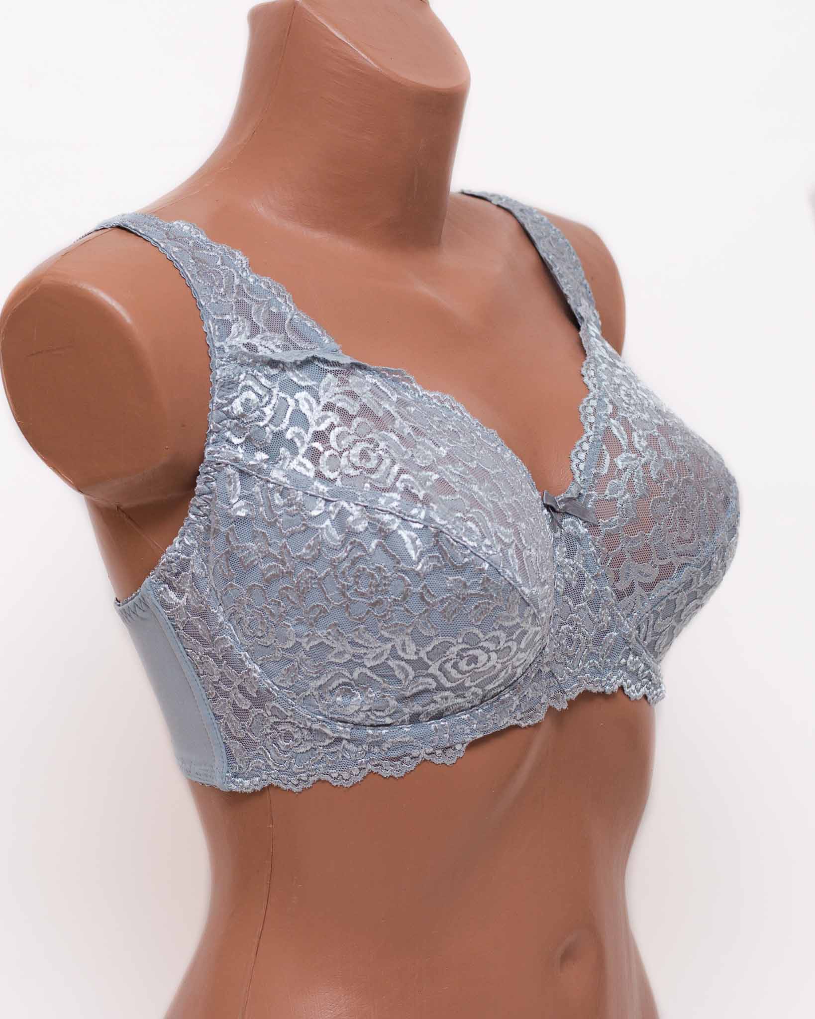 Бюстгальтер з м'якою чашкою Anfen 408-55 сірий 408-55-14