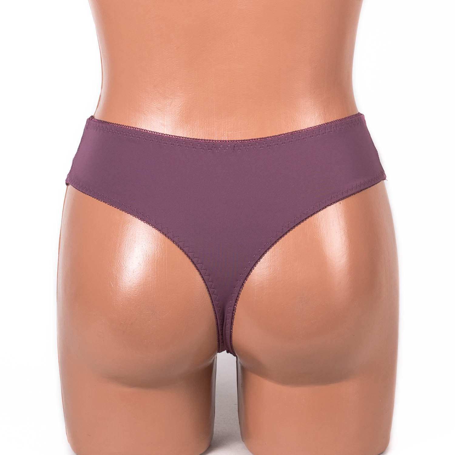 Трусики-стрінги мереживні мікрофібра Anfen 408-55 мокко 4093-5