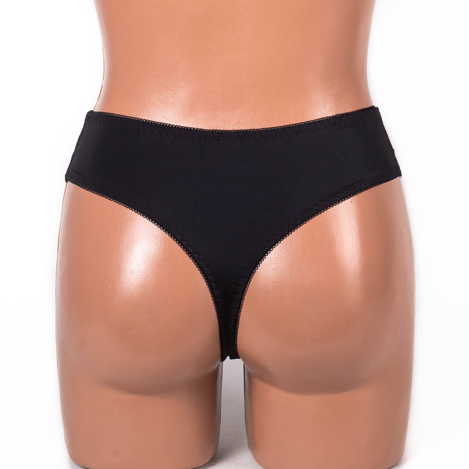 Трусики-стрінги мереживні мікрофібра Anfen 408-55 чорні 4093-4 Трусики-стрінги мереживні мікрофібра Anfen 408-55 чорні 4093-4