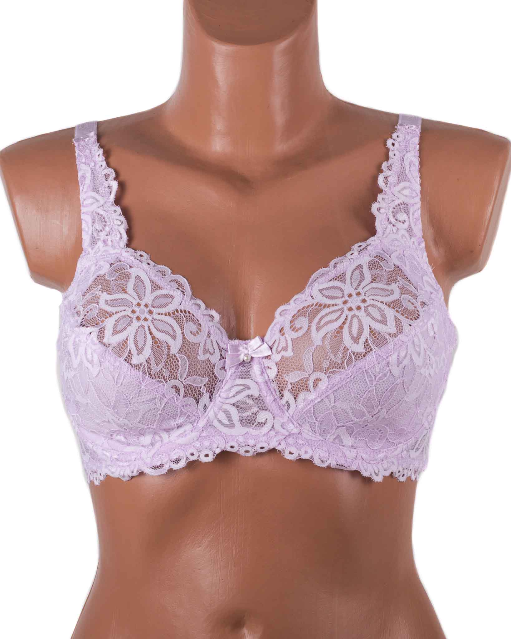 Бюстгальтер Anfen мереживний 5-655 бузковий 5-655-4