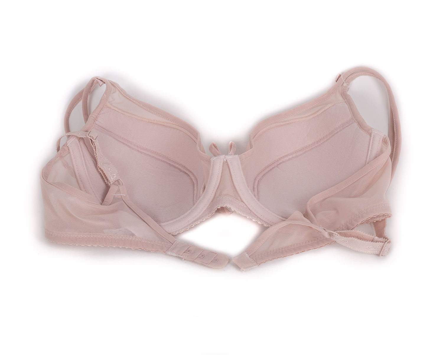 Бюстгальтер на тонкому поролоні з прозорою спинкою Anfen 5015 капучино 5015-4