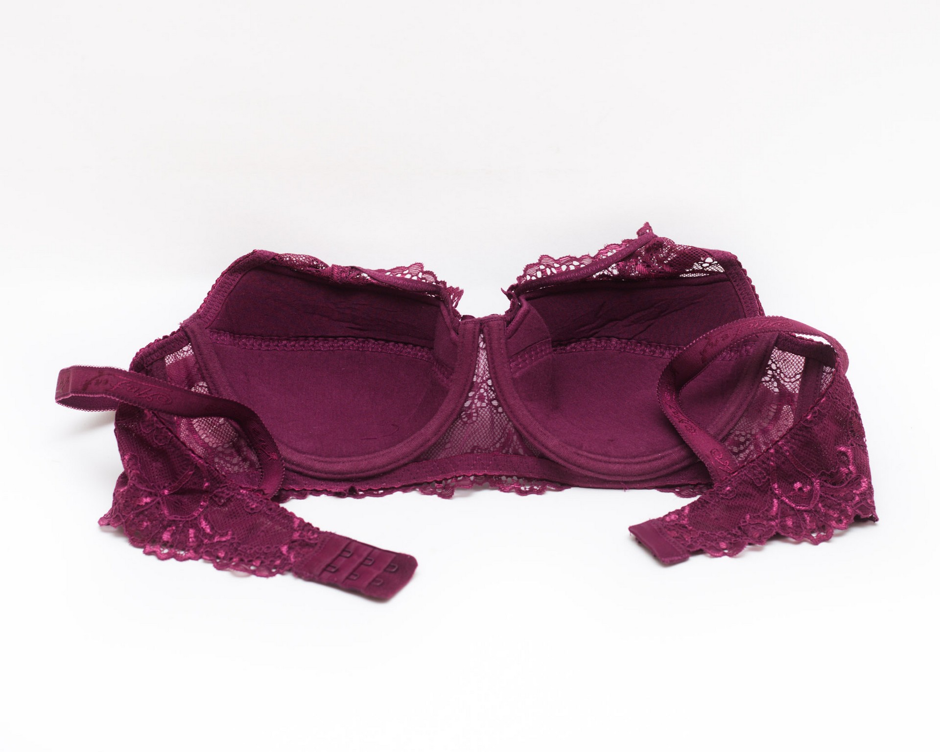 Бюстгальтер мереживна м'яка чашка Anfen 919 марсала 919-5