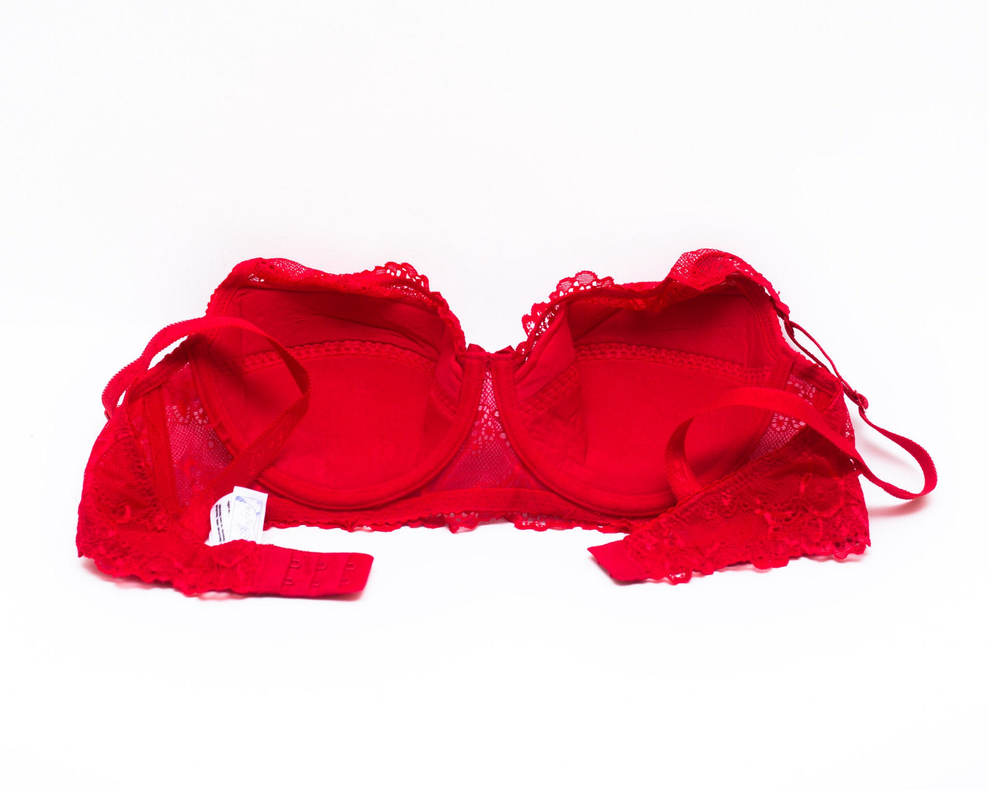 Бюстгальтер мереживна м'яка чашка Anfen 919 червоний 919-6