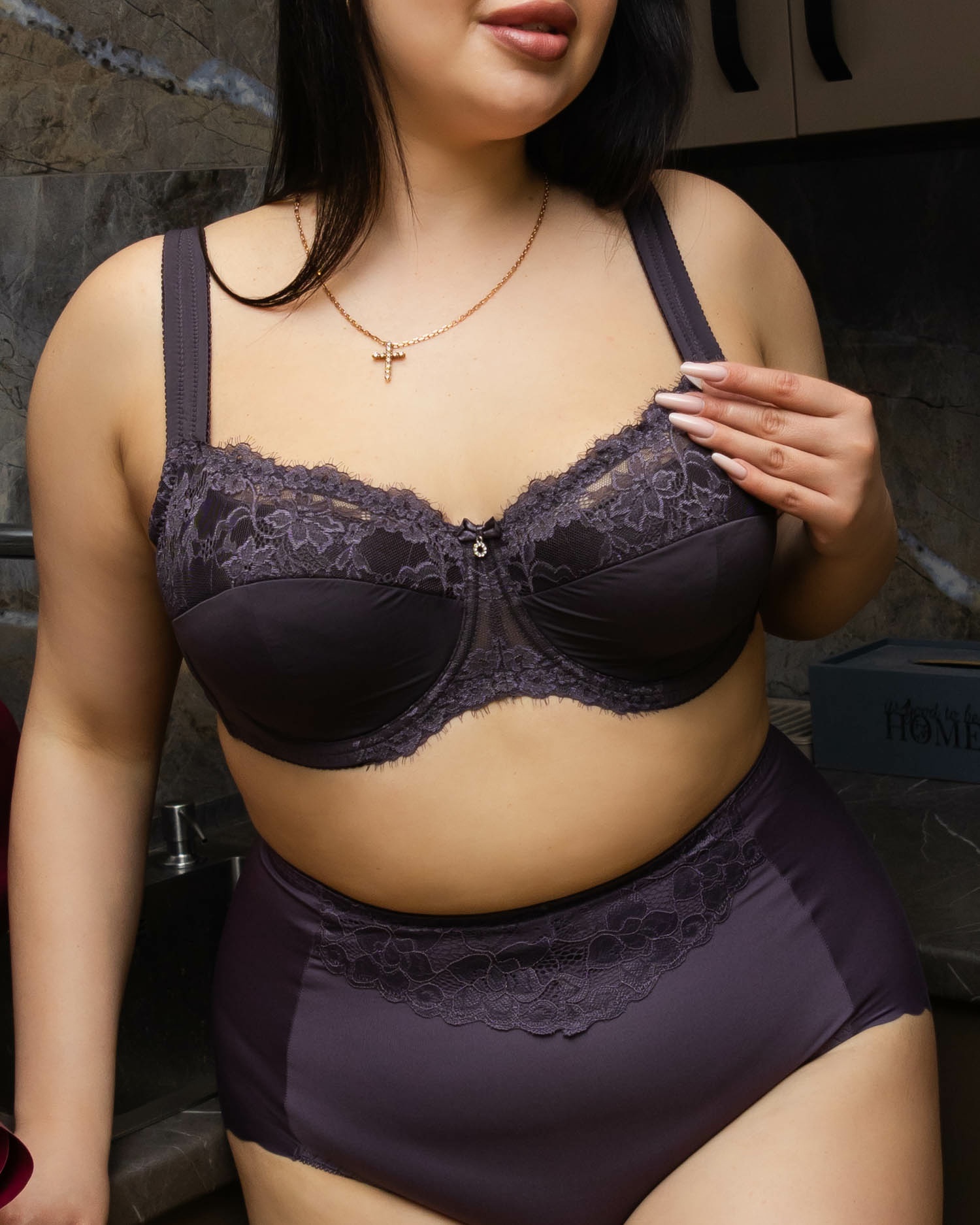 Бюстгальтер анжеліка балконет Anfen 24-003 мокко 24-003-4 Бюстгальтер анжеліка балконет Anfen 24-003 мокко 24-003-4