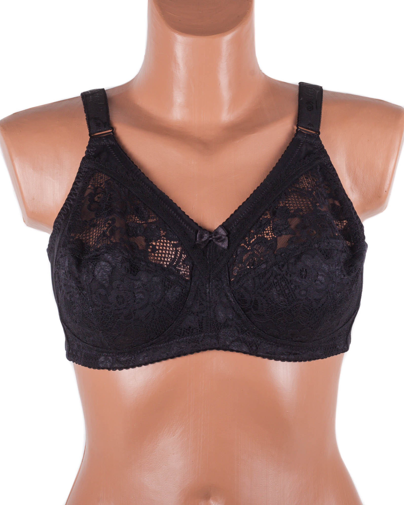 Бюстгальтер мереживний без кісточок Anfen 4-265 чорний 4-265-4