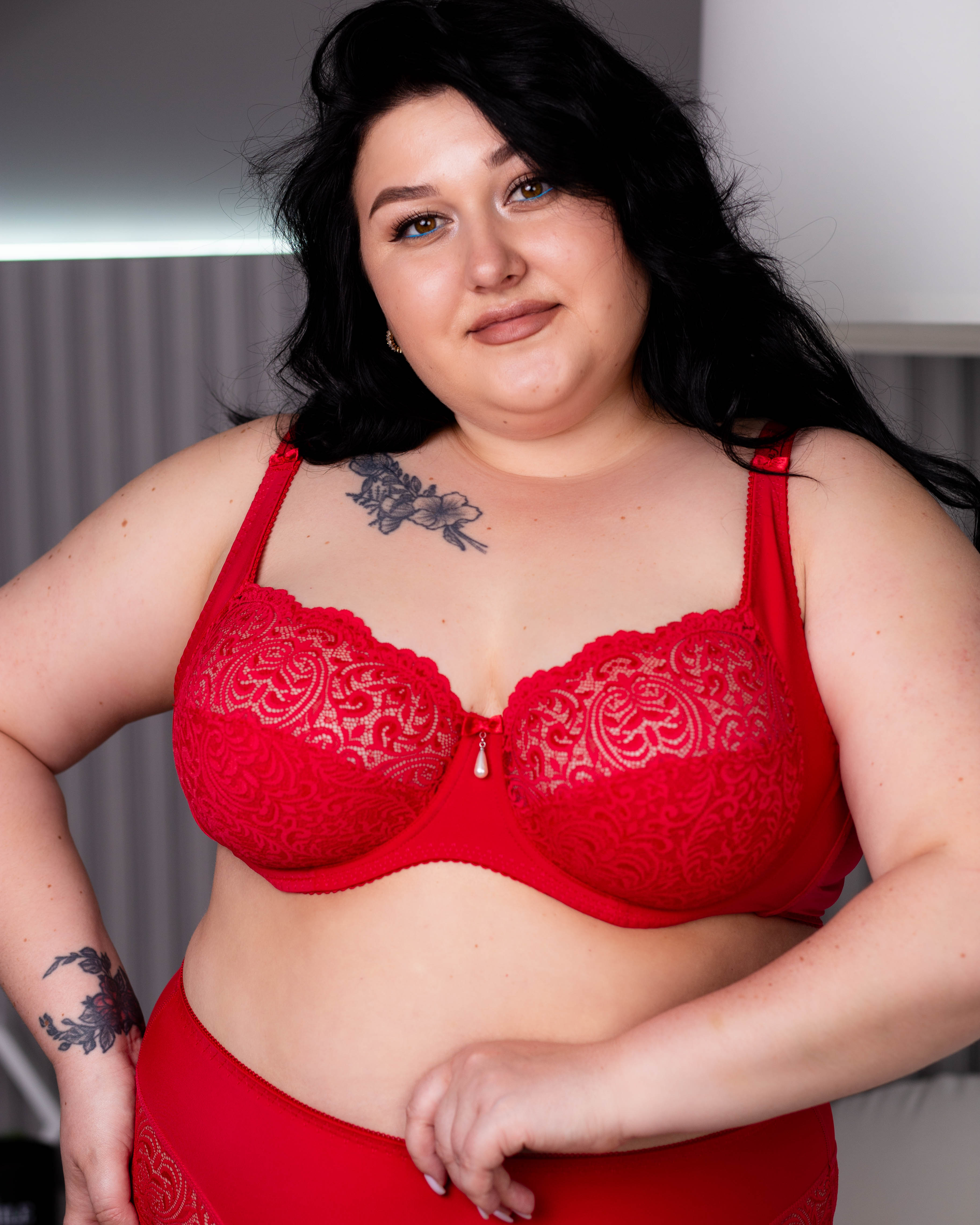 Бюстгальтер з м'якою чашкою Anfen 4-912-2 червоний 4-912-11