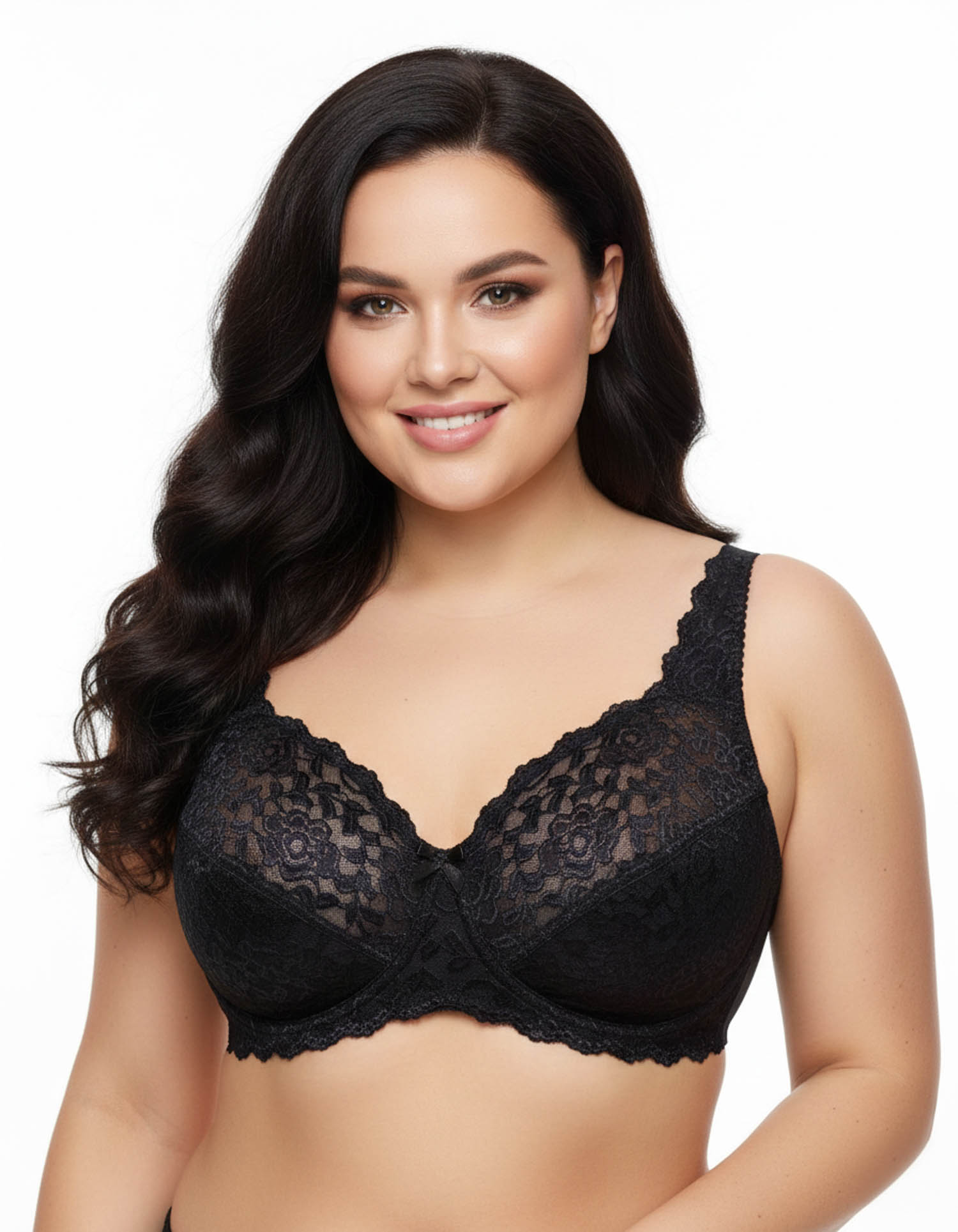 Бюстгальтер з м'якою чашкою Anfen 408-55 чорний 408-55-1