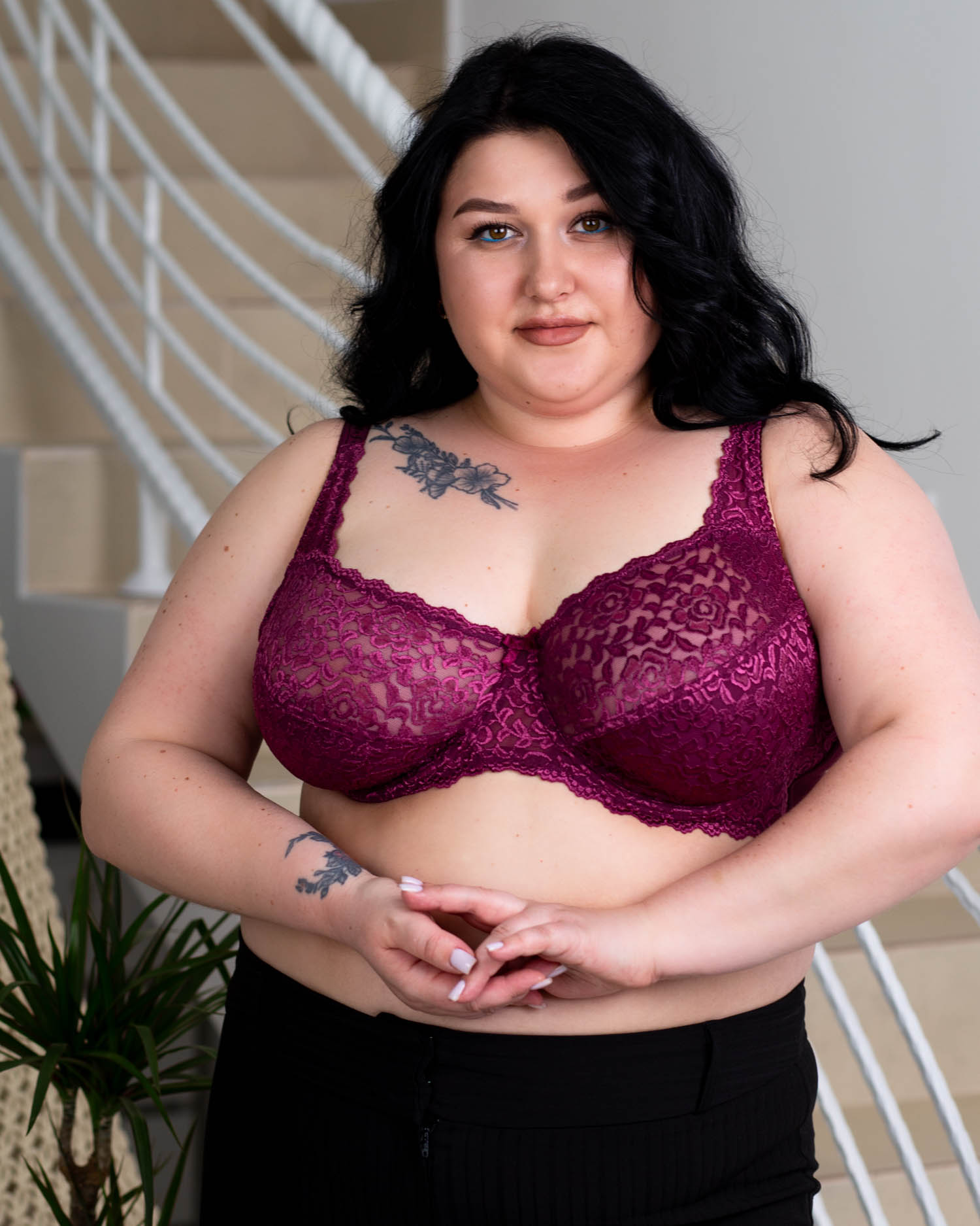 Бюстгальтер з м'якою чашкою Anfen 408-55 марсала 408-55-6