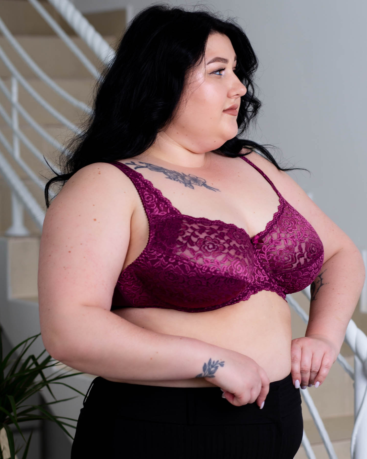 Бюстгальтер з м'якою чашкою Anfen 408-55 марсала 408-55-6