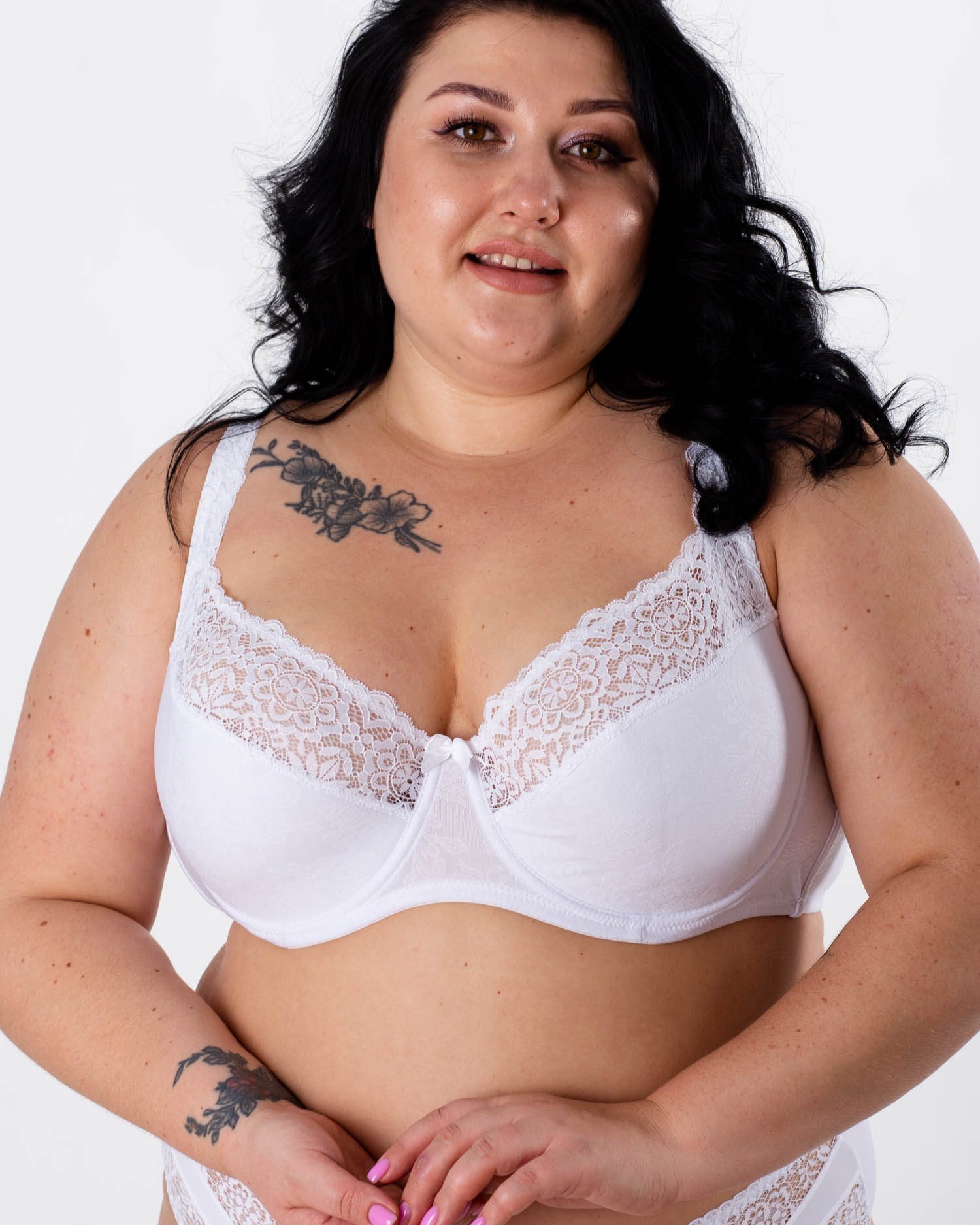 Бюстгальтер м'яка чашка на тонкому поролоні Annajolly 60988 білий 5517-2