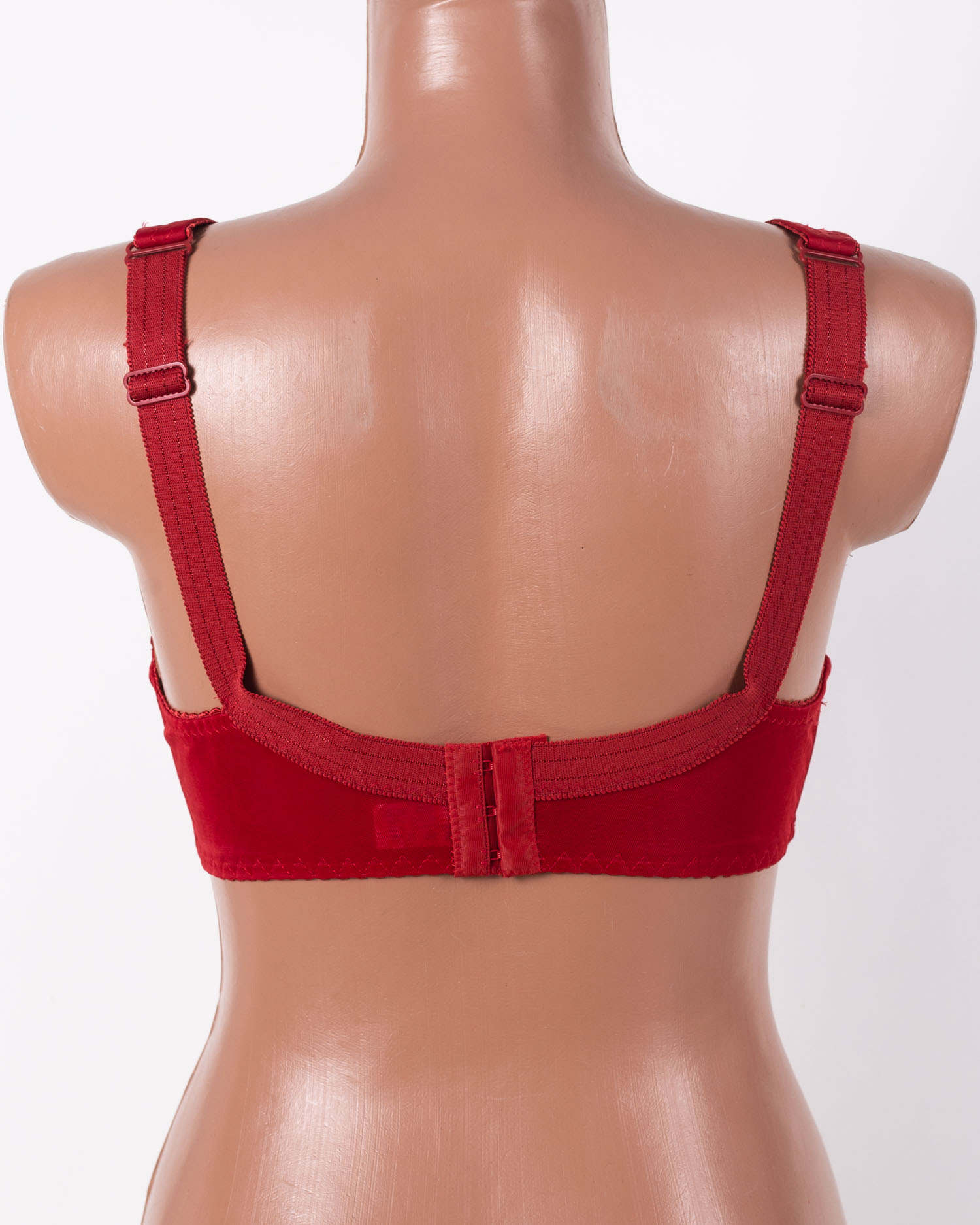 Бюстгальтер з вишивкою без кісточок Jeiccina 2669 бордовий 5258-7