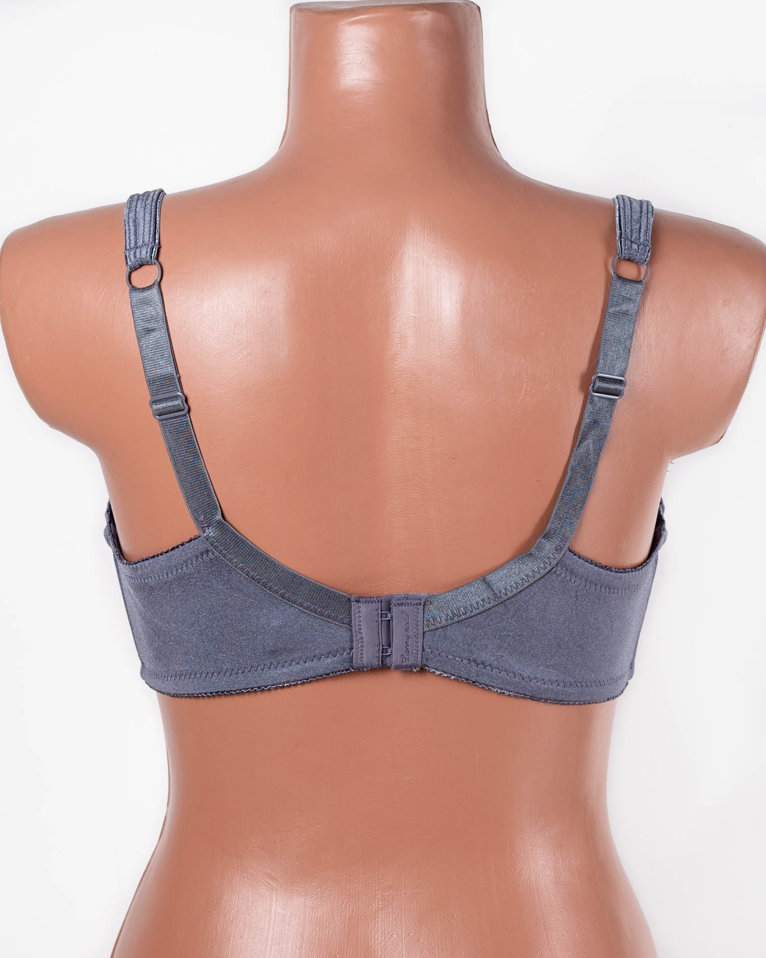 Бюстгальтер з прозорою чашкою Lanny mode 11245 сірий 11245-8