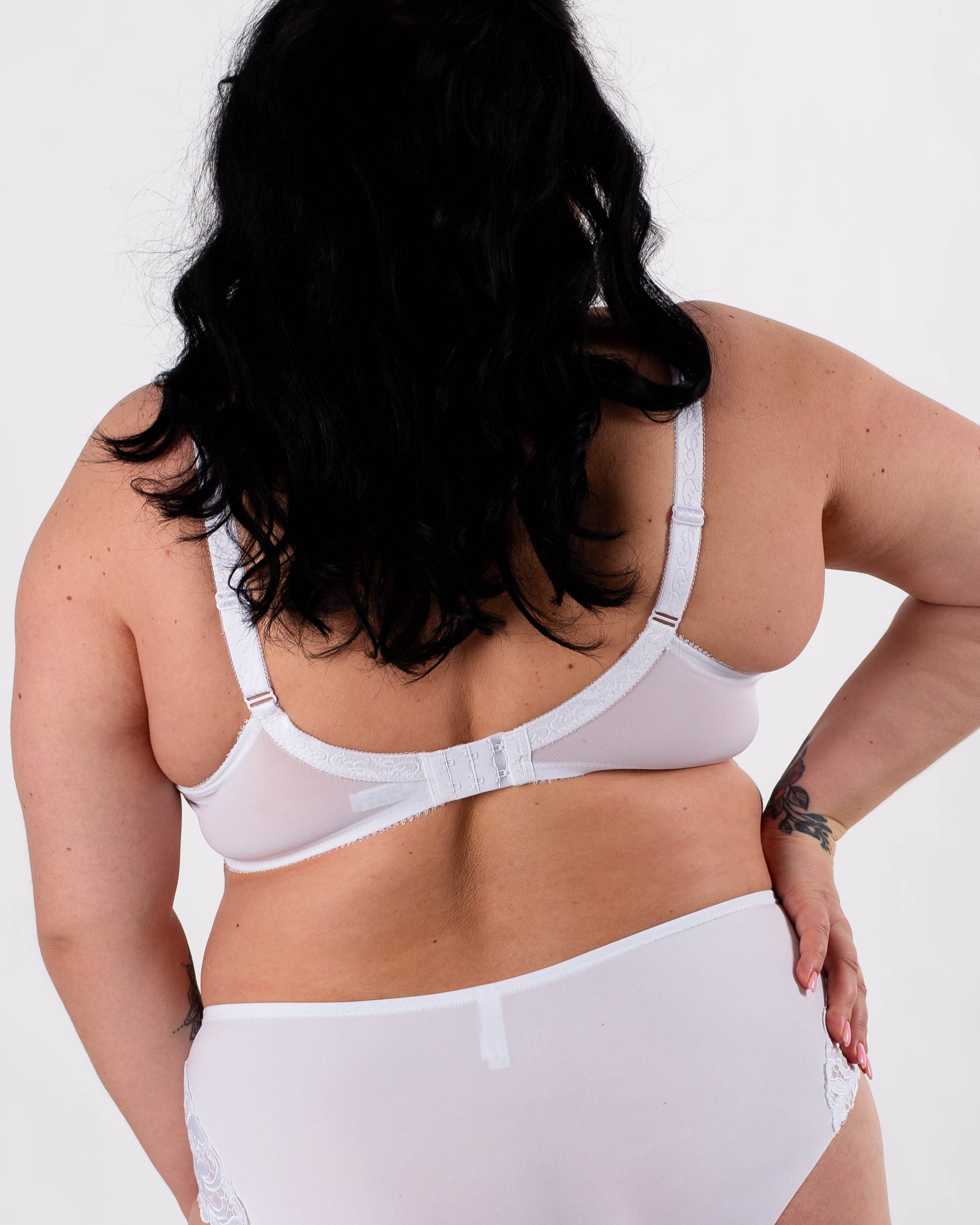 Бюстгальтер з вишивкою Lanny mode 11294 білий 11294-1