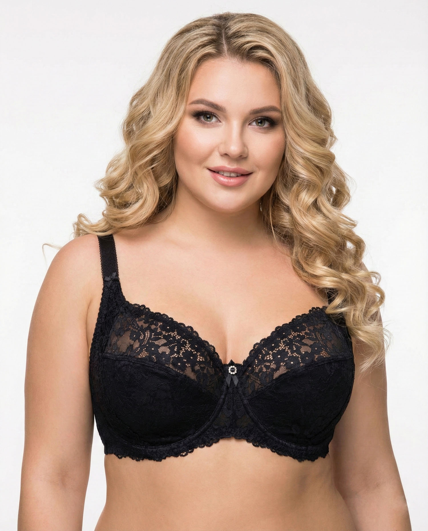 Бюстгальтер Lanny mode мереживний 11399 чорний 11399-4
