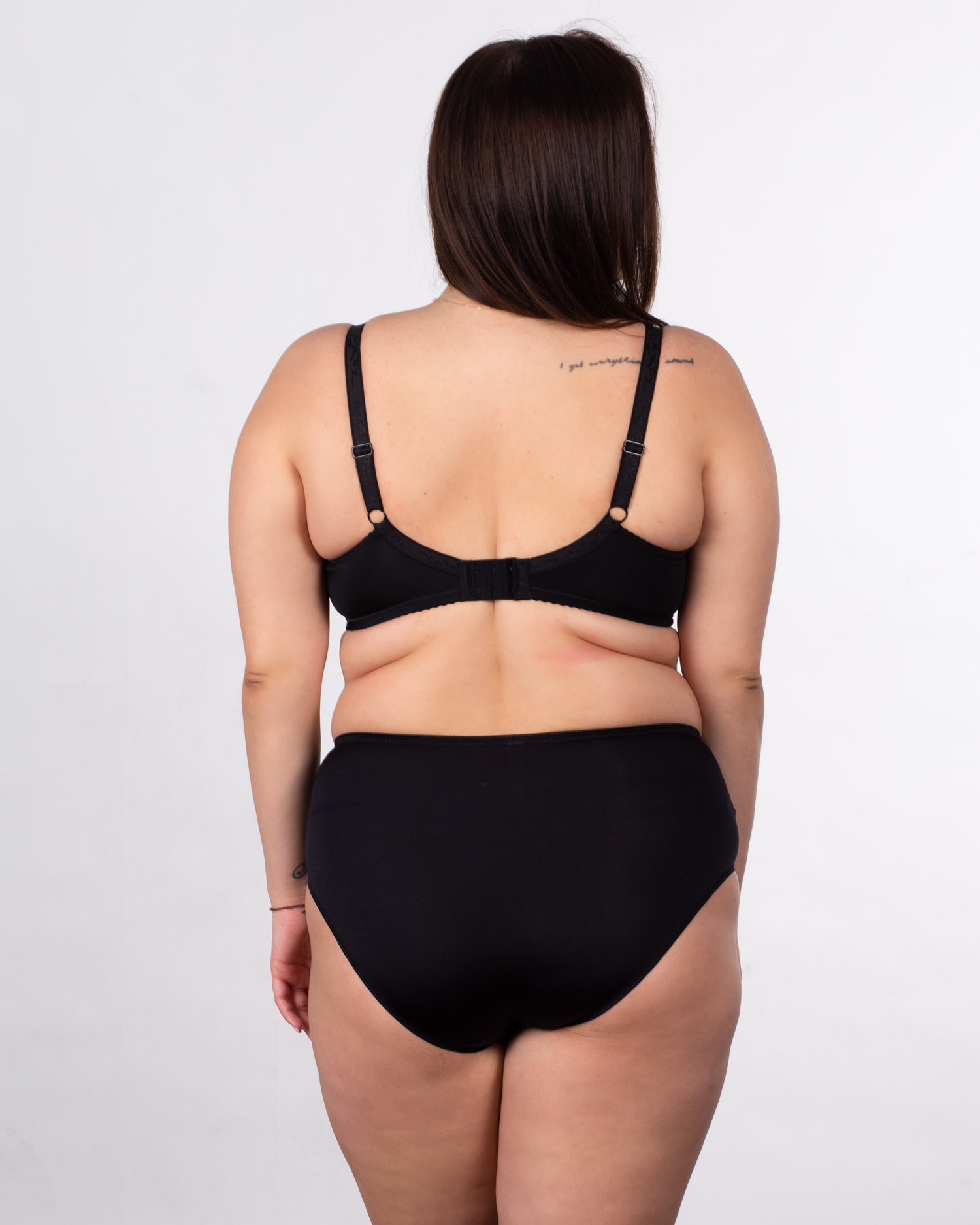 Бюстгальтер з вишивкою Lanny mode 11528 чорний 11528-8