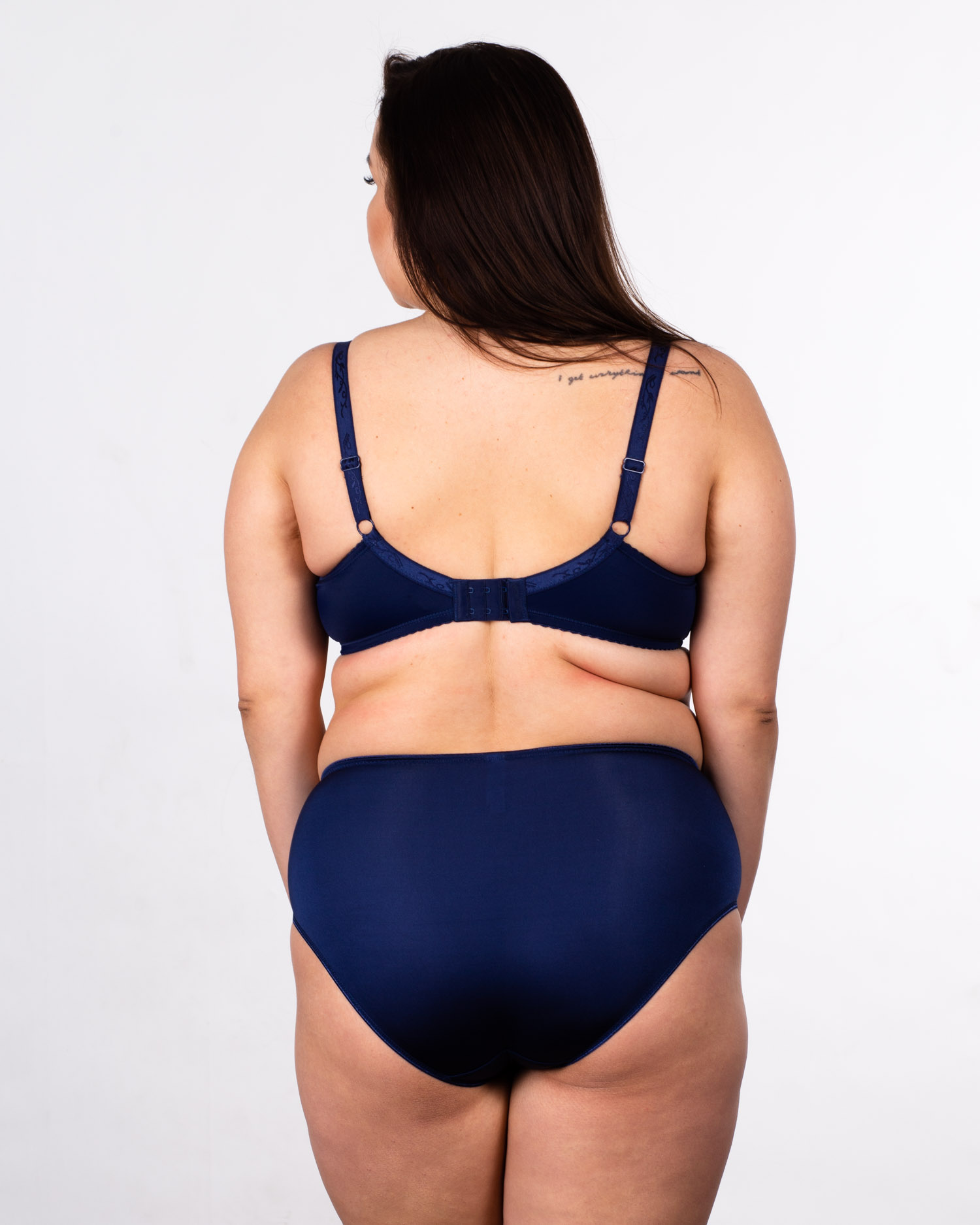 Бюстгальтер з вишивкою Lanny mode 11528 синій 11528-5