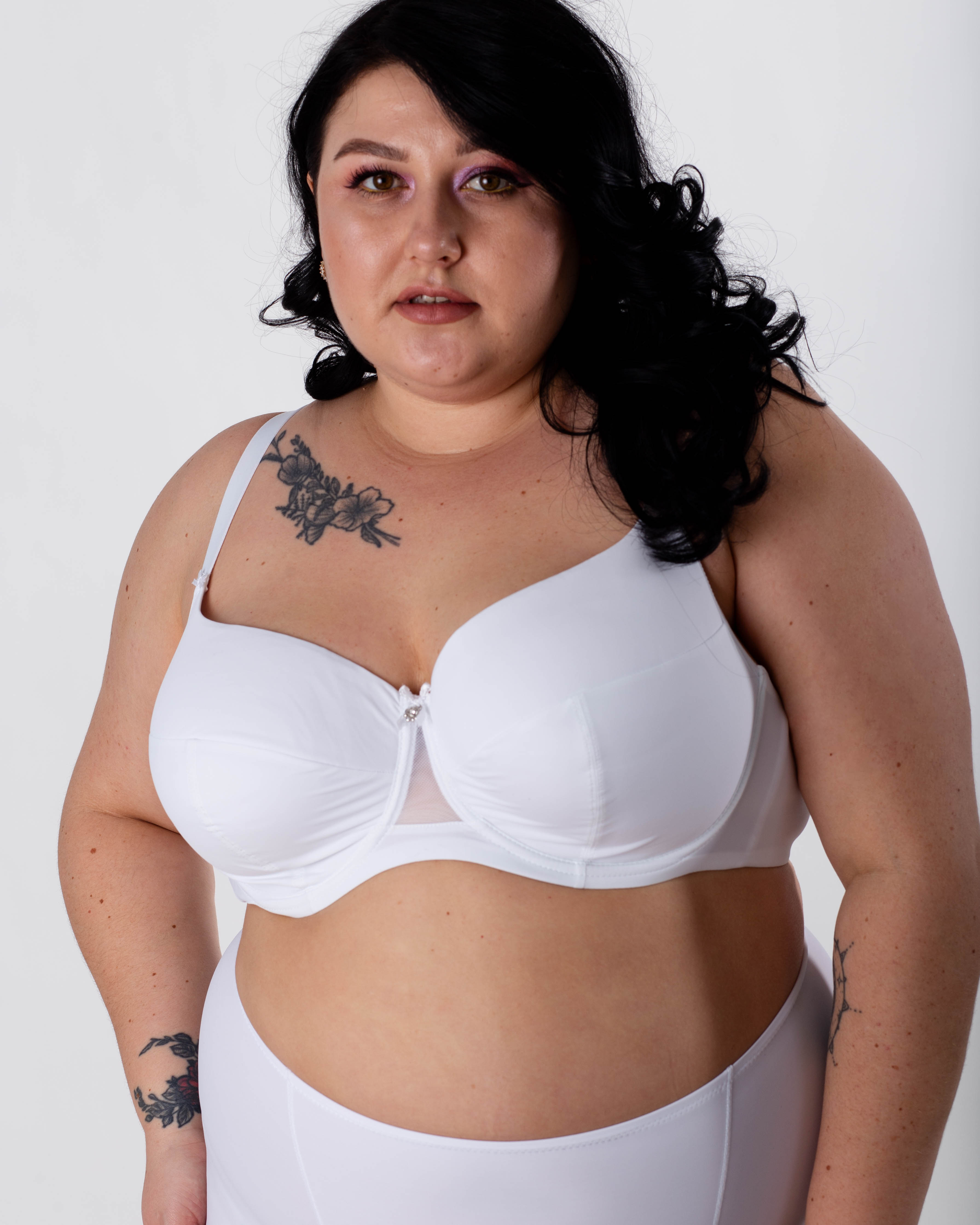 Бюстгальтер гладка чашка на тонкому поролоні Lanny mode  11555 білий 11555-5