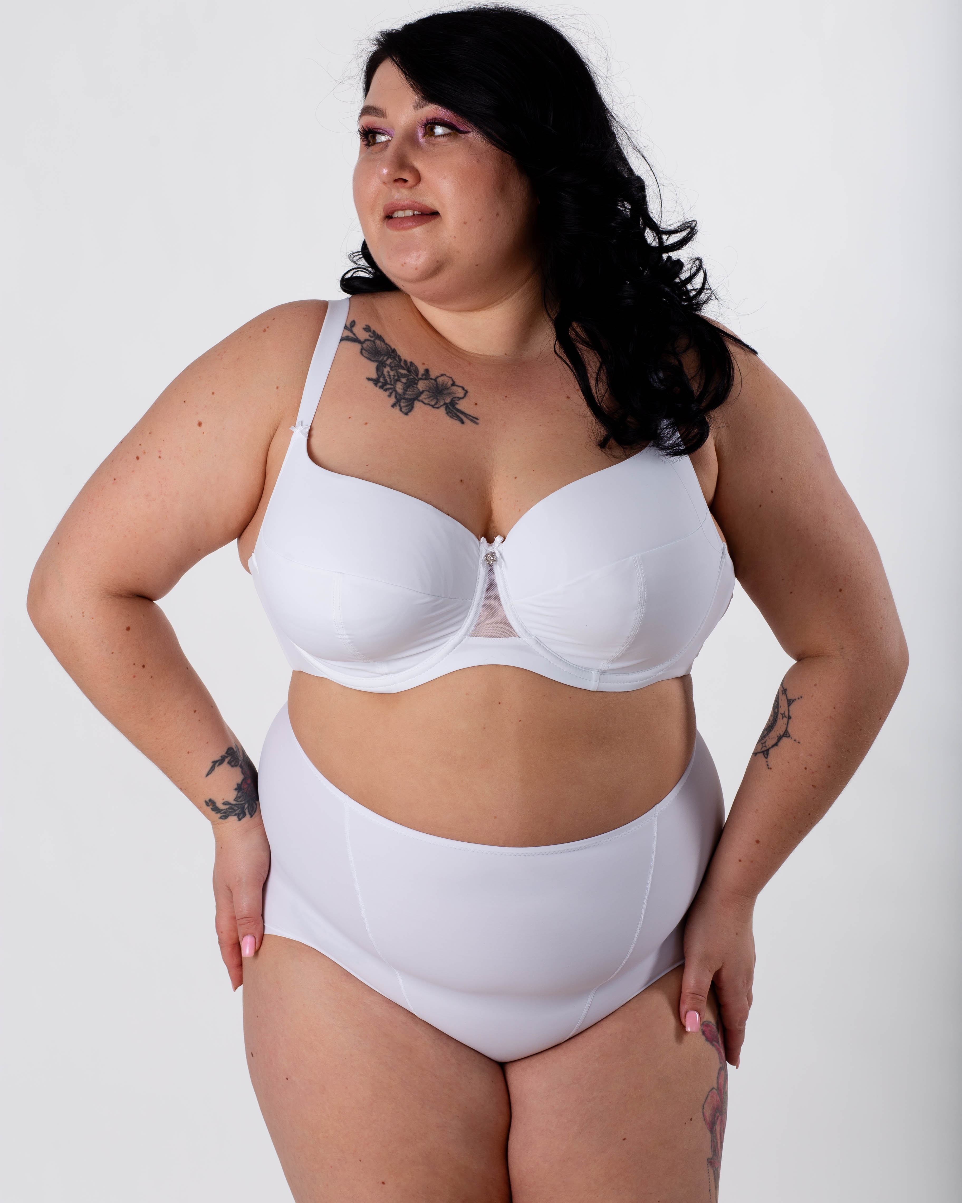 Бюстгальтер гладка чашка на тонкому поролоні Lanny mode  11555 білий 11555-5