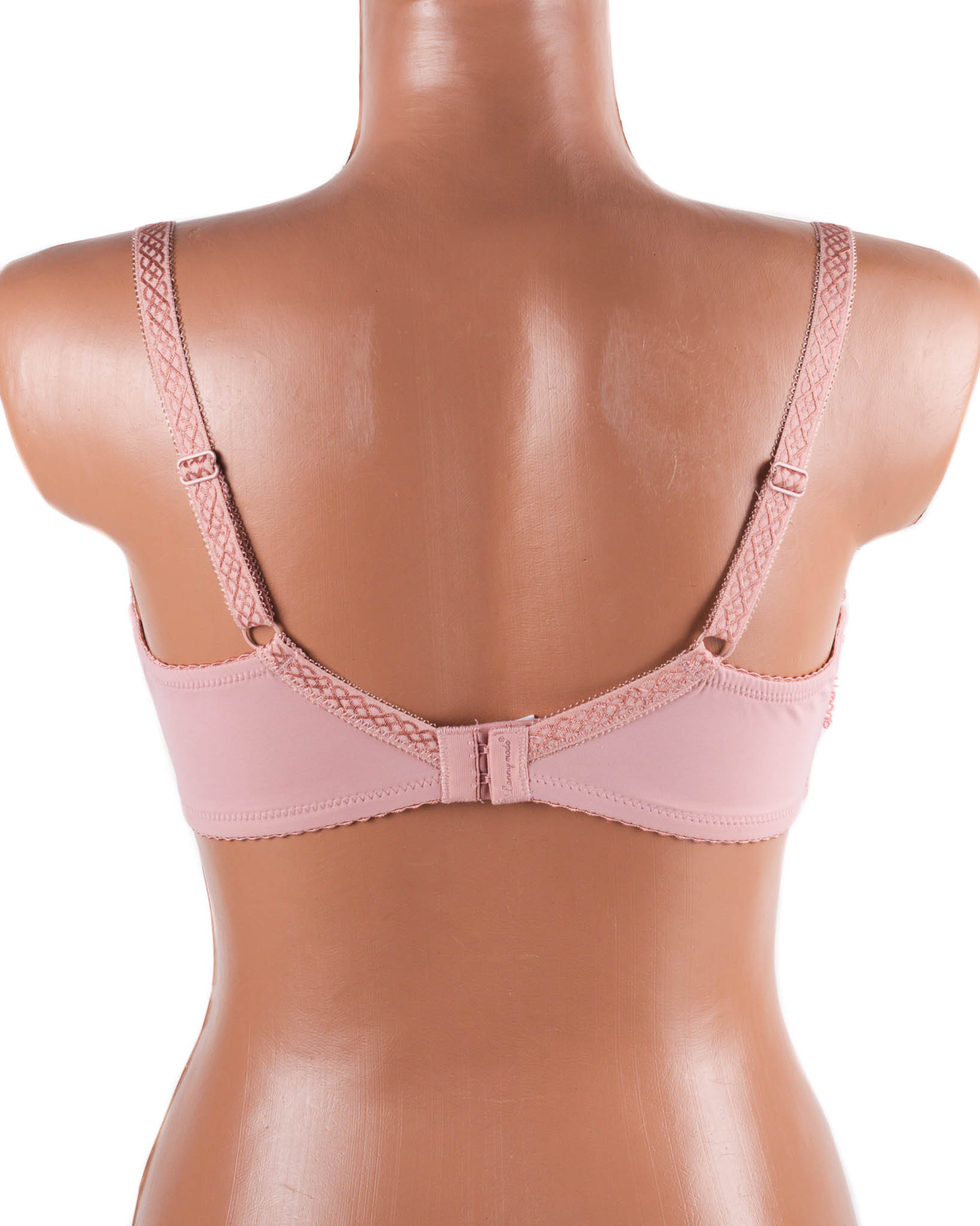 Бюстгальтер м'яка чашка з вишивкою Lanny mode 12839 пудра 12839-7