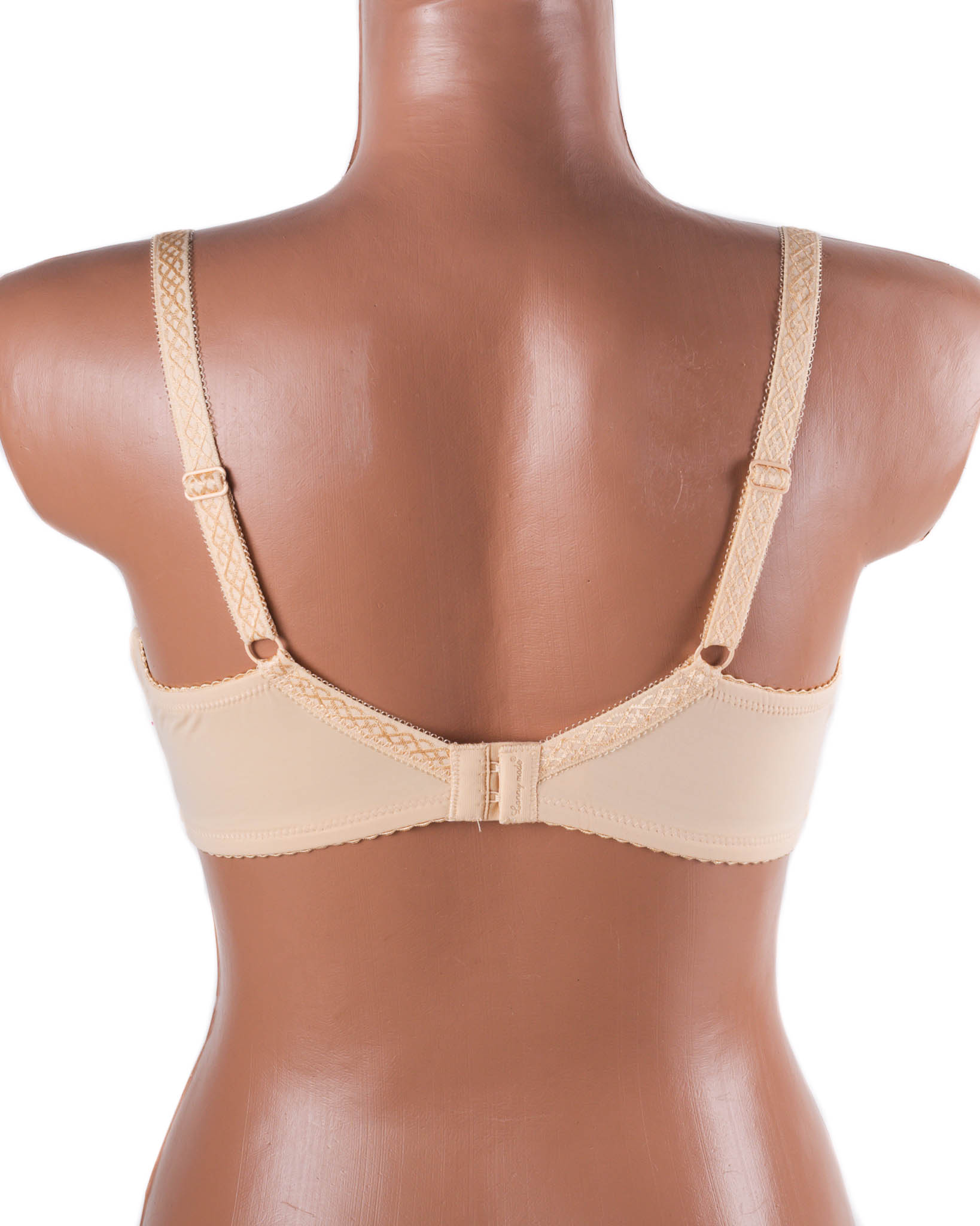 Бюстгальтер м'яка чашка з вишивкою Lanny mode 12839 бежевий 12839-1