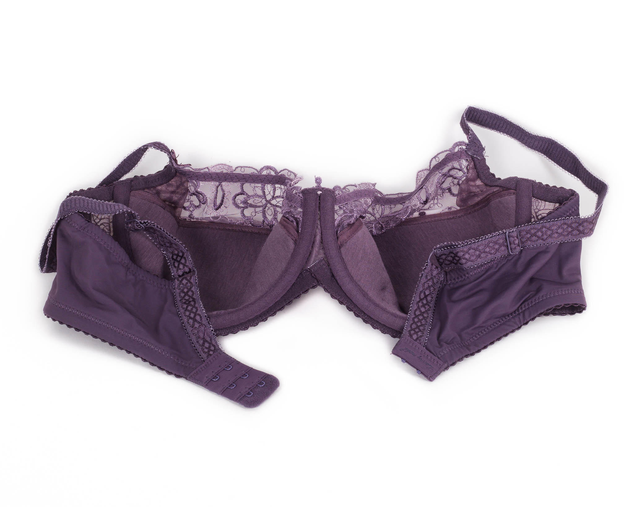 Бюстгальтер м'яка чашка з вишивкою Lanny mode 12839 фіолетовий 12839-2