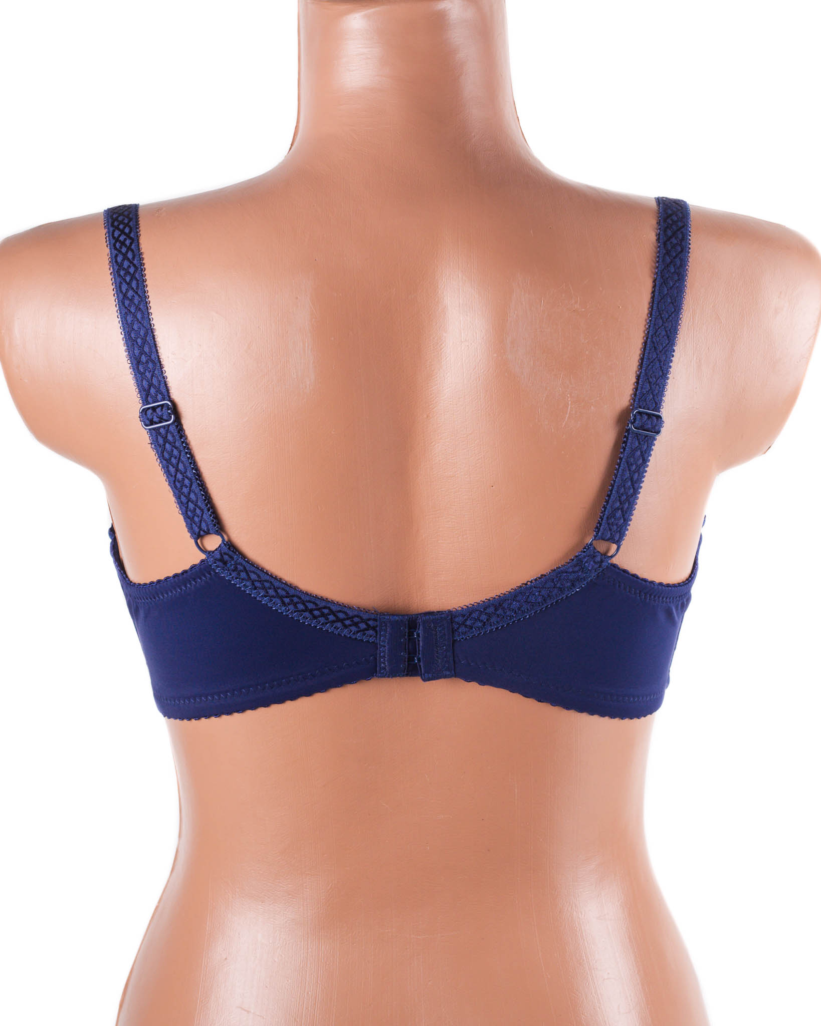 Бюстгальтер м'яка чашка з вишивкою Lanny mode 12839 синій 12839-5