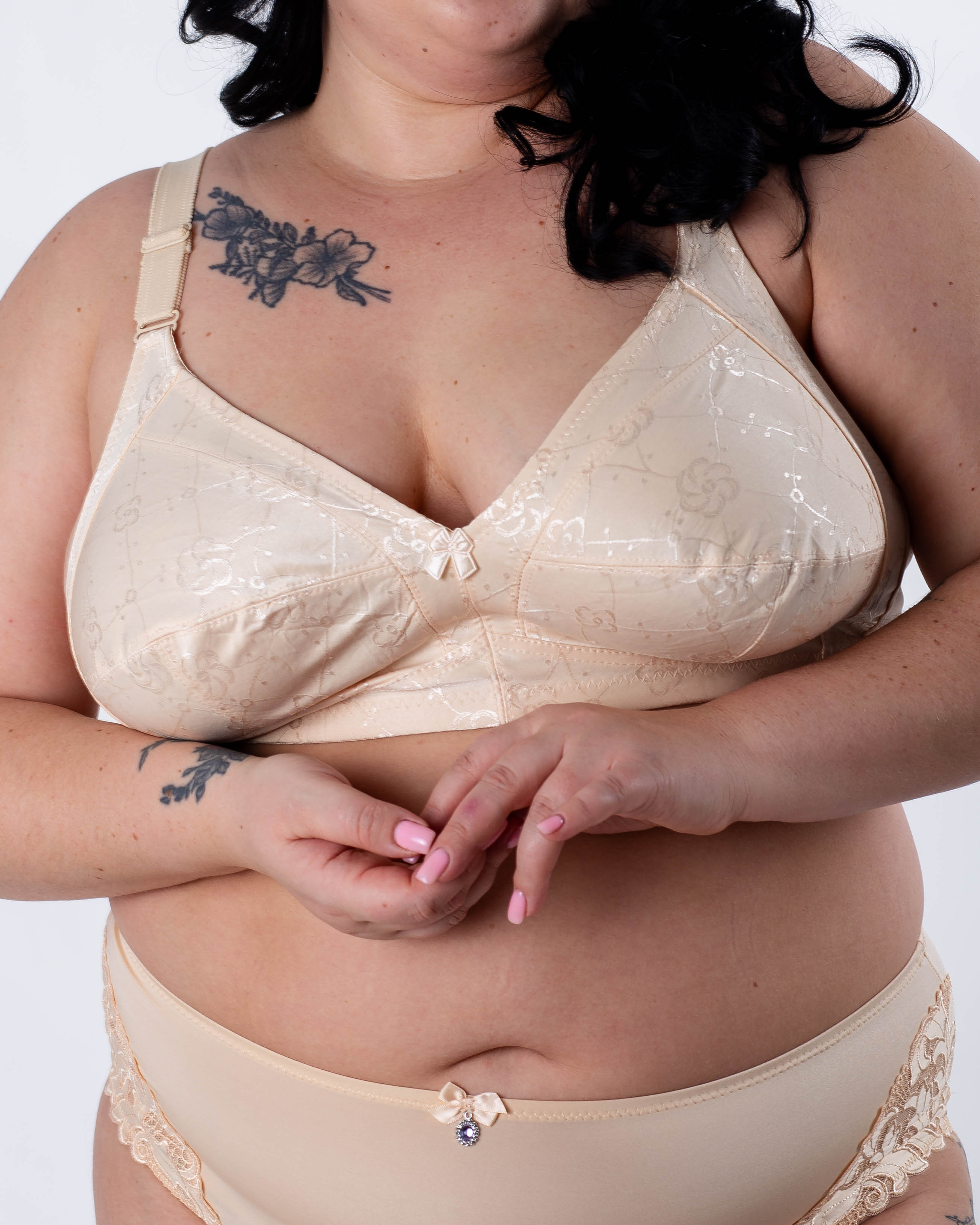 Бюстгальтер без кісточок Luerrose 556 бежевий 5522-3