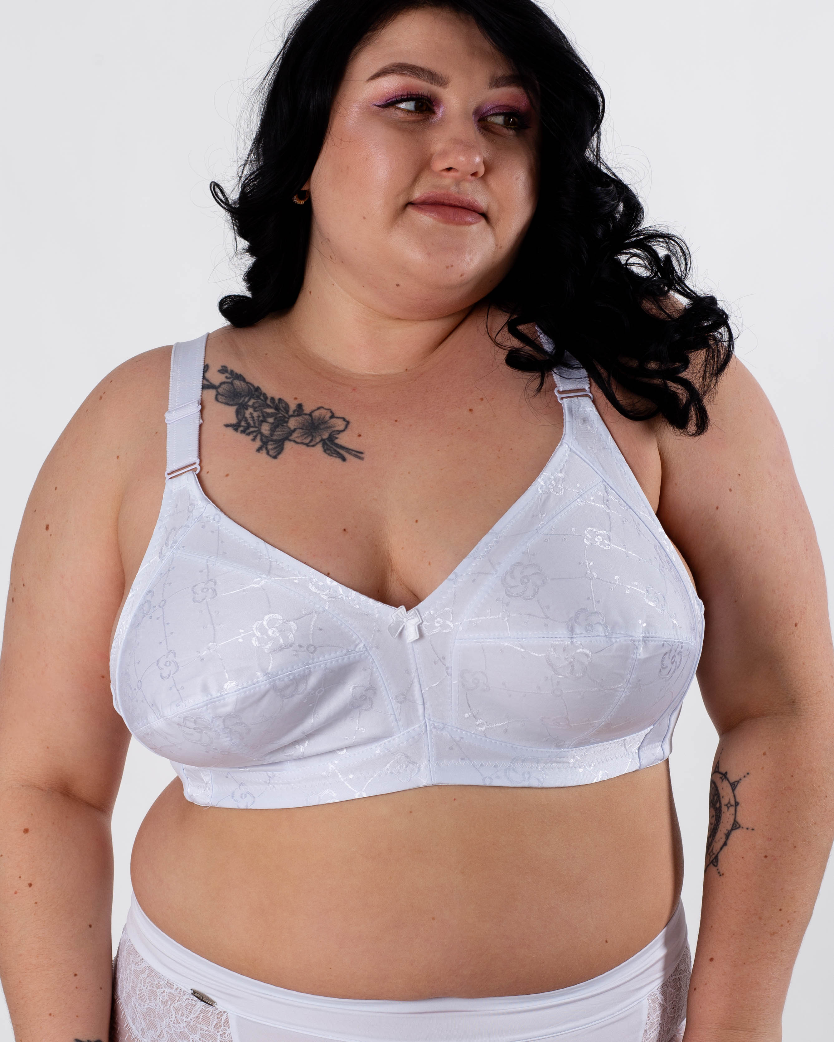 Бюстгальтер без кісточок Luerrose 556 білий 5522-1